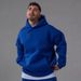 Men's Clothing Unisex Fleece-Lined Hoodie - Oversized Blank Pullover With Side Pockets Fashion Trends_viptrois.com