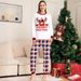 Fawn Christmas Family dress printed homestays pajamas set_viptrois.com