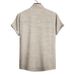 Casual Versatile Digital 3D Printing Short Sleeved Men's Casual Shirt Summer_viptrois.com