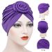 New Milk Silk Donut Hat Ball Hat Ladies Knotted Flower Hat Pullover Hat_viptrois.com