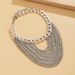 Shoe Accessories Temperament Multi Layer Tassel Hip Hop Anklet Female Exaggerated Personality Geometric Metal Chain Shoe Chain Xuerou Jewelry_viptrois.com