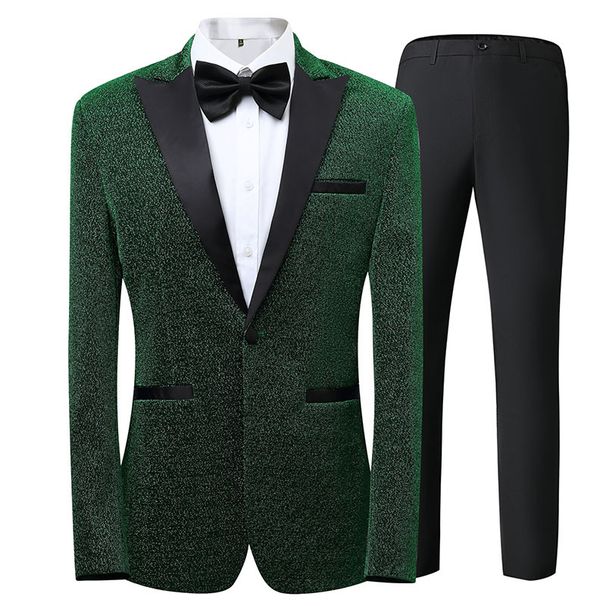 Men's Clothing Groom Suit Men's Three Piece Suit Slim Korean Wedding Dress Business Casual Handsome Men's Suit_viptrois.com