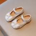 Girls Princess Shoes 2024 Spring and Autumn New Children's Shoes Small Leather Shoes Girls Shining Crystal Shoes Baby Shoes_viptrois.com
