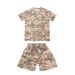 Children's Camouflage Physical Training Suit Short Sleeved Suit Men's Summer Round Neck T Shirt School Students Quick Drying Mesh T Shirt_viptrois.com