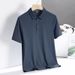 K Men's New Style Group Workwear T-Shirt Short Sleeve Business Polo Shirt_viptrois.com