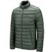 Men's Lightweight Quilted Jacket With Stand Collar, Slim Fit Casual Winter Coat For Youth (Multiple Colors & Sizes)_viptrois.com