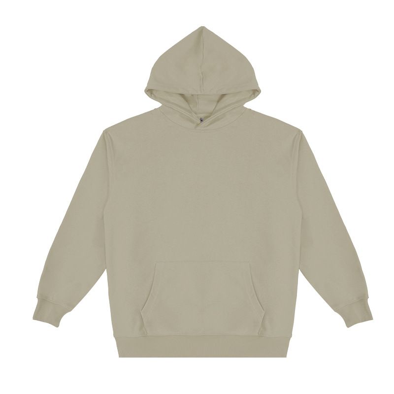 Men's Clothing | 2024 Autumn And Winter Heavy Fashion Brand Solid Color Hooded Sweatshirt Loose Thickened Sweatshirt Suit Men_viptrois.com