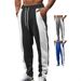 Men's patchwork fashion street sports casual pants_viptrois.com