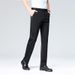 Pure 2025 Spring New Men's Casual Long Four-Way Stretch Loose Straight Suit Pants Factory Wholesale_viptrois.com