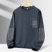 New Men's Casual Round Neck Long Sleeved Pullover T-Shirt Spring And Autumn Hoodies, Versatile For Teenagers Ccc_viptrois.com