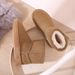 Leather exit waterproof snow boots winter cotton warm shoes with fleece short leg women's boots_viptrois.com
