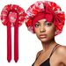 Hot Selling Printed Two Ribbon Elastic Women's Sleeping Cap Hair Care Cap Shower Cap Factory Direct Sales_viptrois.com