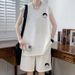 Sleeveless T-Shirt Men Summer Casual Sports Men's Vest Outfit Stylish Clothes Basketball Uniform Two-Piece Set_viptrois.com