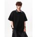 Summer Men's High-end Spliced Lapel Polo Shirt, Short-sleeved, Business Casual, Fashionable, Versatile, Loose And_viptrois.com