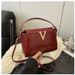 red glossy princ diana bag casual embroidered texture handbag new classic autumn and winter shoulder bag patent leather bag_viptrois.com