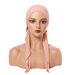 New multi color turban hat curved hat solid color turban hat ladies hat long tail hat fashion headband female style_viptrois.com