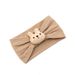 INS European and American Children's Hair Accessories Cute Rabbit Baby Hair Band Nylon Jacquard Baby's Wide Side Fontanelle Headband_viptrois.com