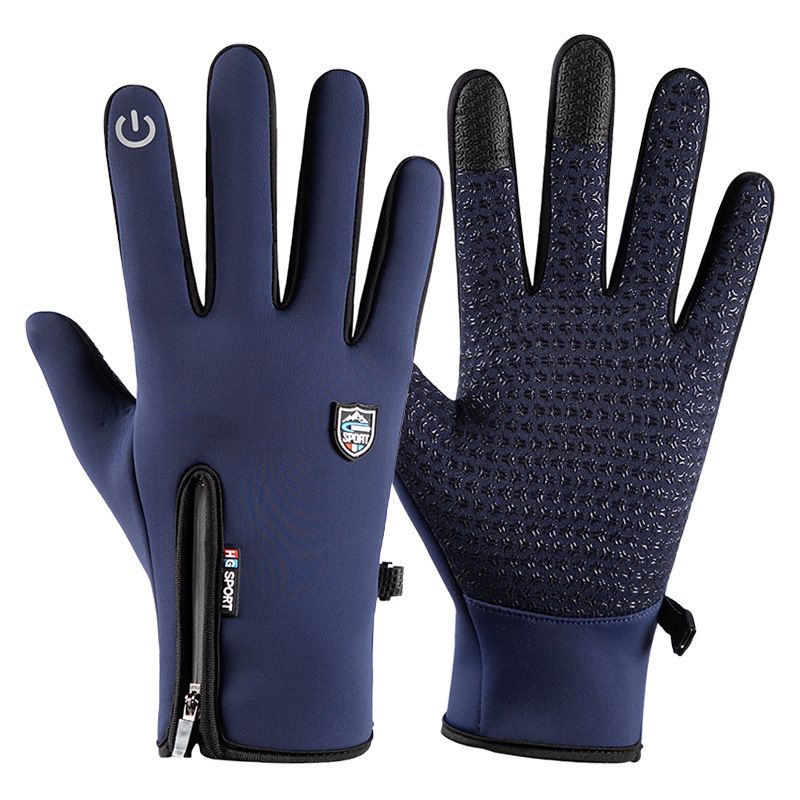Unisex Winter Gloves Windproof Waterproof Non-Slip Fleece Lined Touchscreen For Cycling Hiking Skiing Outdoor Sports_viptrois.com