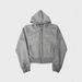 Men's Clothing Autumn And Winter New Personalized Beaded Sweatshirt Couples Same Style High Street Hip Hop Style Hooded Cardigan Sweatshirt_viptrois.com