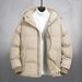 Men's Clothing Cotton Coat Thickened Hooded Thickened Cotton Hooded Jacket - Loose Fit, Warm & Stylish Winter Coat For Casual & Outdoor Activities_viptrois.com