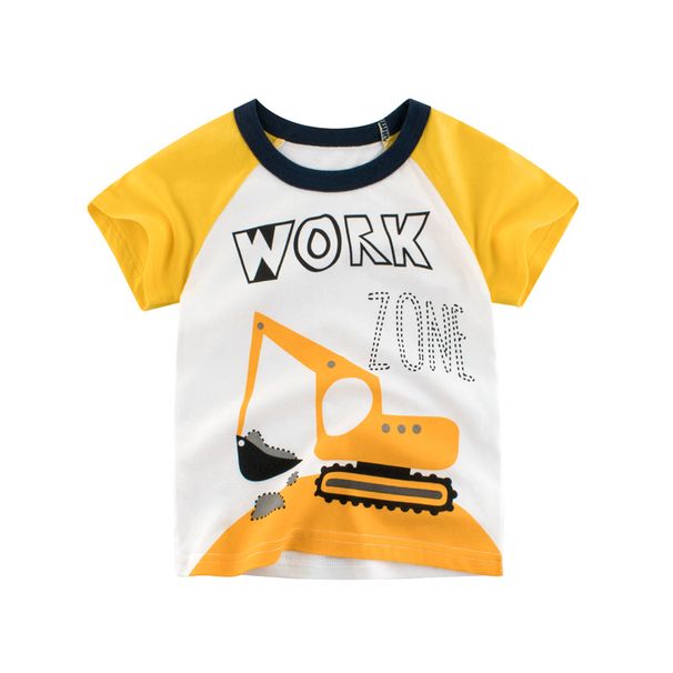 Mother & Kids Children's Short Sleeved T Shirt Baby Clothes Boy Summer Clothes Wholesale 2024 New Korean Children's Clothes One Piece Consignment_viptrois.com