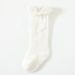 Toddler Girls Clothing Baby Big Bow Dress Girl Student Princess Socks Long Loose Socks_viptrois.com