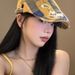 Y2K Subculture Sweet Cool Plaid Beret Art Student Cute Painter Hat Duckbill Forward Cap_viptrois.com