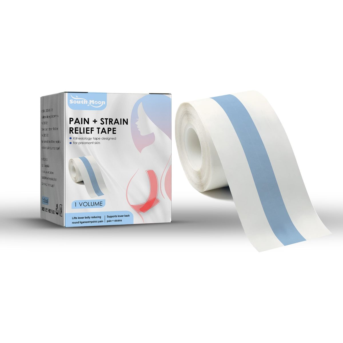 South Moon tape waist tightening women, and abdominal support belt for pregnant women_viptrois.com