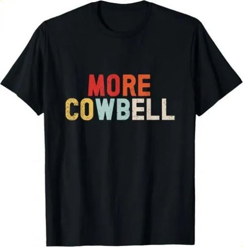 T-shirtcow Bell 2026 More Vintage Funny Drummer Cowbell F_viptrois.com