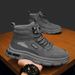 European Warm Series Men's Martin High Top Autumn 2025 New Trend Mid-Top Work Outdoor Wear-Resistant Hiking Boots_viptrois.com