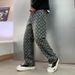 Men's Clothing Denim Jacquard Pants Men's Cool Full Print Embroidery High Street Straight Jeans Fashion Trousers_viptrois.com