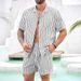 Men's Clothing Casual Fashion Trend All Match Cuban Collar Shirt Breathable Suit_viptrois.com