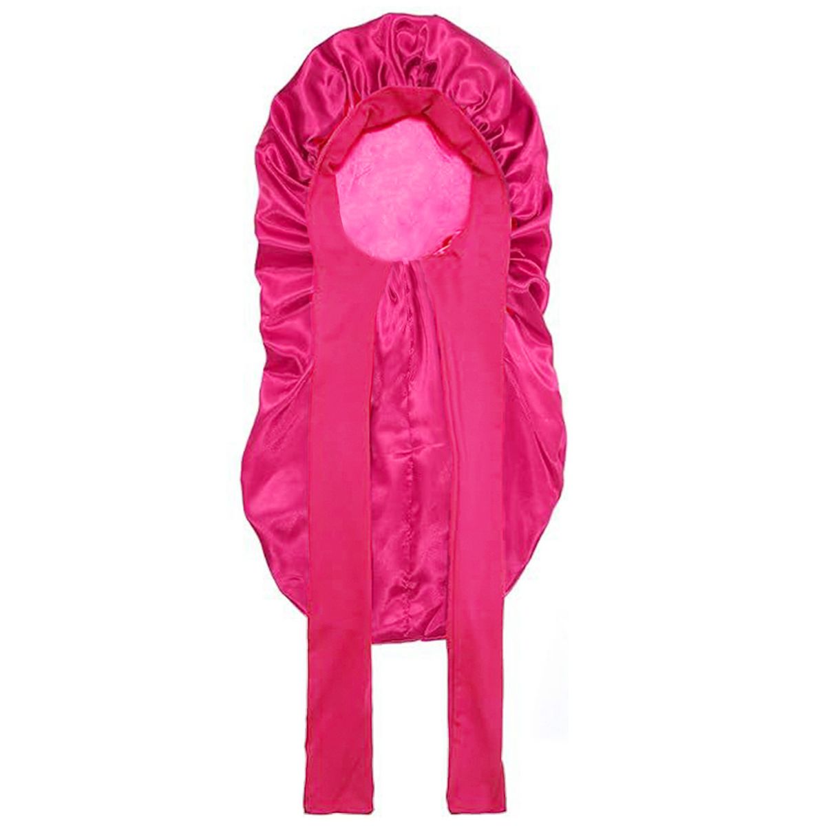 Baby Sleeping Cap Bow Elastic Ribbon Silk Children's Satin Hat Bonnet_viptrois.com