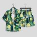 Men's Clothing Style Retro Short Sleeved Floral Shirt Men's Hawaii Thailand Sanya Seaside Vacation Couple Shorts Beach Suit Suit_viptrois.com