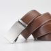 Belt men's wholesale New European and American foreign trade cross-border two-layer cowhide business alloy automatic buckle leather belt_viptrois.com