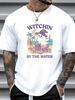 Summerween Beach Halloween Ghost T-Shirt T-Shirt For Women Casual Designer Clothes Fashion Streetwear Graphic Casual Comfortable Unisex Female Summer Versatile Breathable Women Top Graphic Tees Stylish Top For Everyday Wear Stretched Slightly_viptrois.com