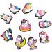 10 Cute Unicorn Shoe Buckle Cartoon Fun Decorative Buckle_viptrois.com