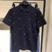 Men's Clothing Summer New Business Casual Polo Shirt Navy Blue Lightning Embroidery Short Sleeved T Shirt POLO Shirt_viptrois.com