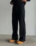 Men's Clothing Autumn And Winter Soft Sticky Patchwork Deconstruction Straight Wide Leg Autumn And Winter Sweatpants_viptrois.com