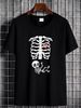 Halloween Maternity T-shirt Skeleton Ribcage Baby Pregnancy Costume Top Shirt Fashion Comfortable Soft Versatile Designer Clothes_viptrois.com