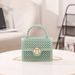 Mini Twisted Handheld Jelly Bag Fashion Fresh Cute Solid Color Chain Crossbody Shoulder Lipstick Bag_viptrois.com