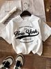 Kids’ Clothing Digital Bow Middle And Large Children's Loose Trendy Brand Round Neck Short Sleeved T Shirt Top Children's Clothing_viptrois.com