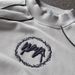 2026 New Environmentally Friendly Fabric Letter Embroidery Splicing Loose Casual Men's And Women's Long-sleeved Sweater_viptrois.com
