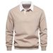 Pure 2025 Cross-Border Autumn Men's Long Sleeve Polo European Size Export Turn-Down Collar High-Quality Casual Versatile_viptrois.com