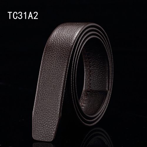 Men's Belts Men's Headless Leather Belt Top Layer Cowhide Belt Automatic Buckle Headless Belt_viptrois.com