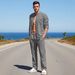 Men's Summer Fashion Linen Casual Suit Long Sleeved Shirt And Trousers European Size Vacation Beach Wear Versatile_viptrois.com