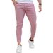 Men's Clothing Jogging Stretch Slim Twill Solid Color Men's Slim Fit Stretch Jogger Pants For Running & Daily Wear - Comfortable, Stylish & Versatile_viptrois.com