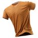 Men's Sports Short-Sleeved T-Shirt Thin Quick-Drying Clothes Men's Loose Plus Size Ice Silk Top Fitness Half-Sleeve_viptrois.com