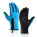 Outdoor winter cycling sports full finger water proof touch screen warm gloves men's and women's mountaineering gloves_viptrois.com