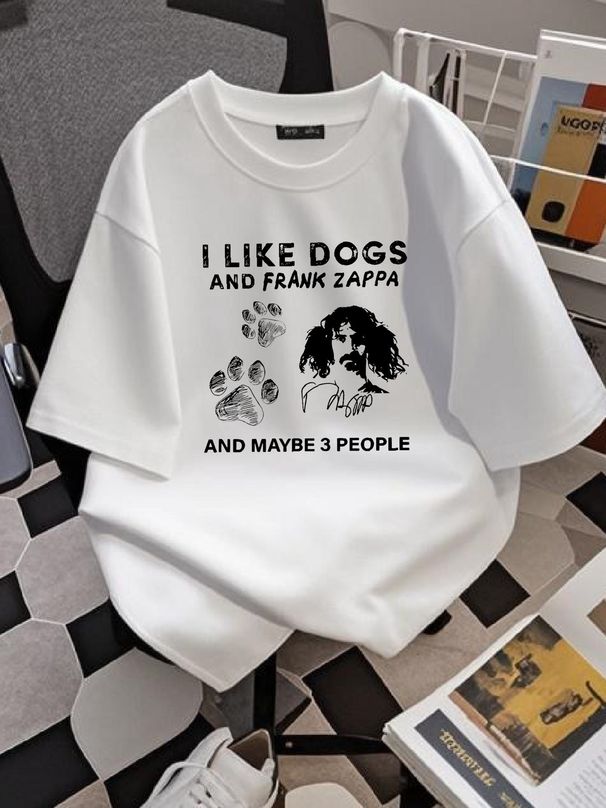 Frank Zappa T Shirt, Gift, New, Gift For Fan, Best Shirt,,, Cotton White,new Streetwear Stretched Breathable Stylish Unisex Versatile Casual_viptrois.com